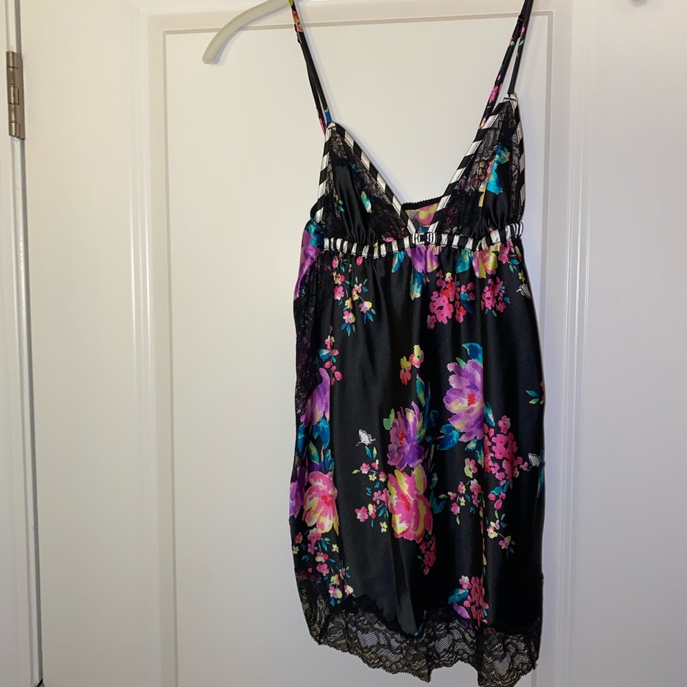 Victoria’s Secret Black Floral Slip